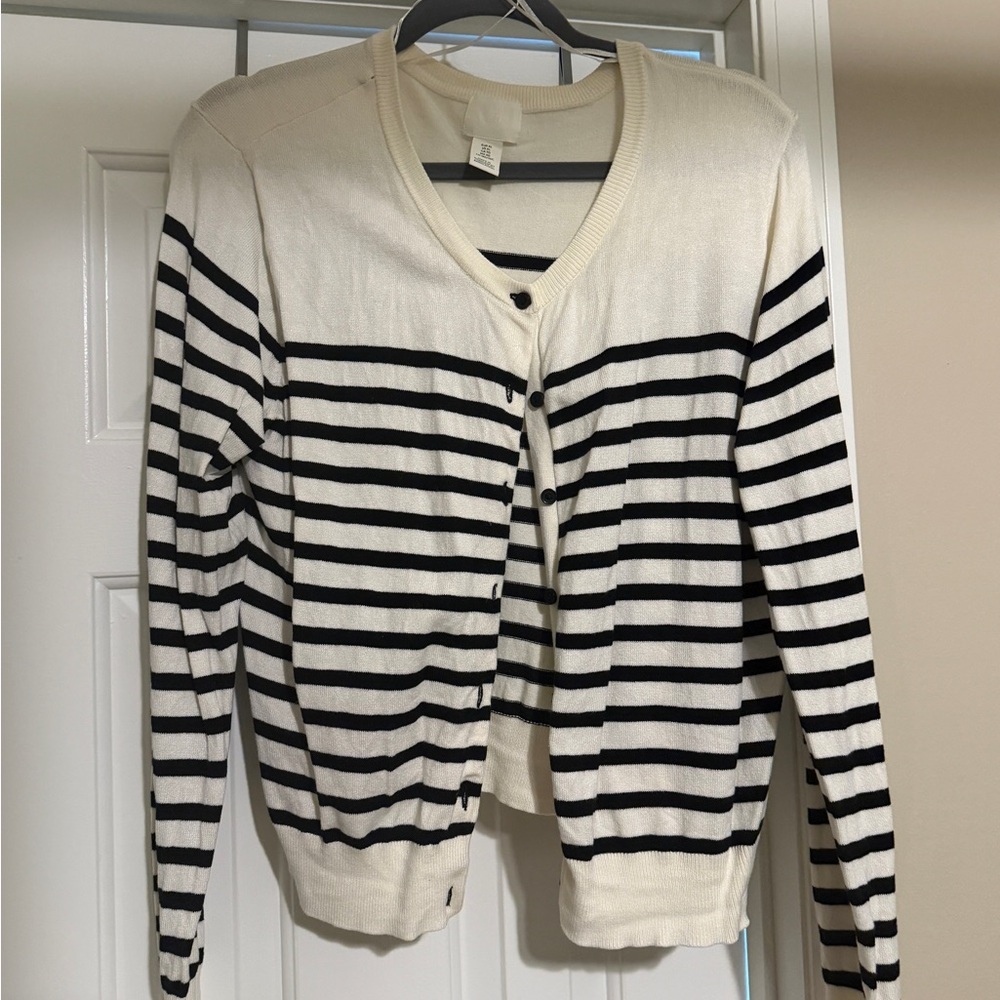 H&M Cream Cardigan